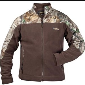 Camo fleece jacket